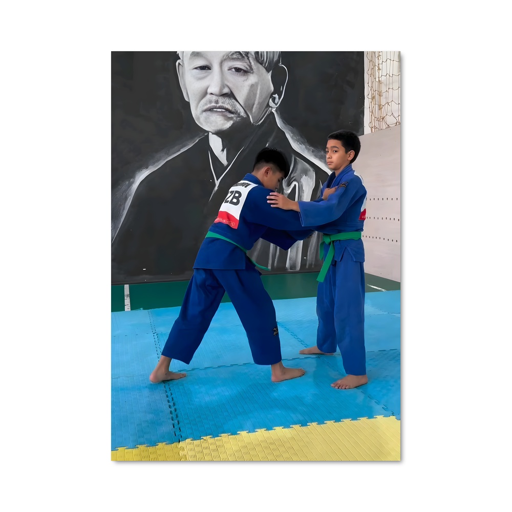Poster Duel de Kims – affiche Judo